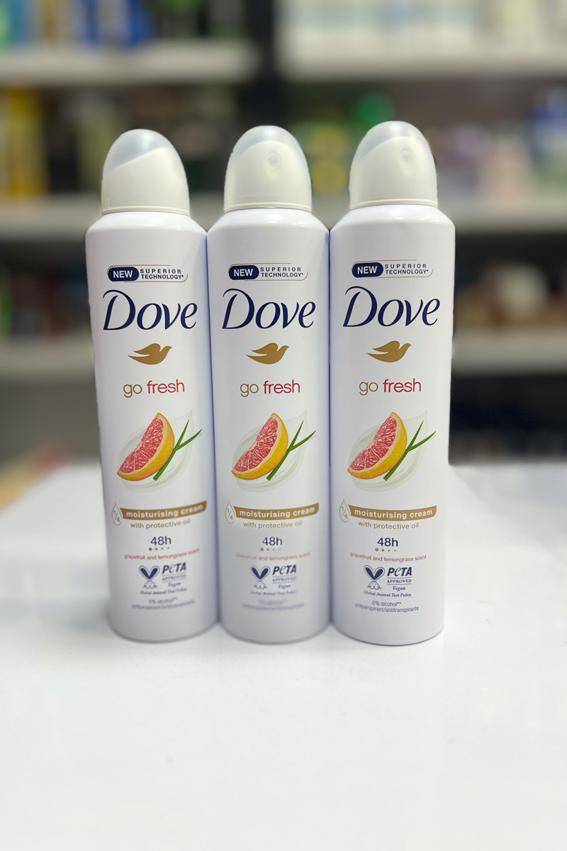 اسپری ضدتعریق 48 ساعته داوDove مدل گریپ فروت حجم 250 میل
