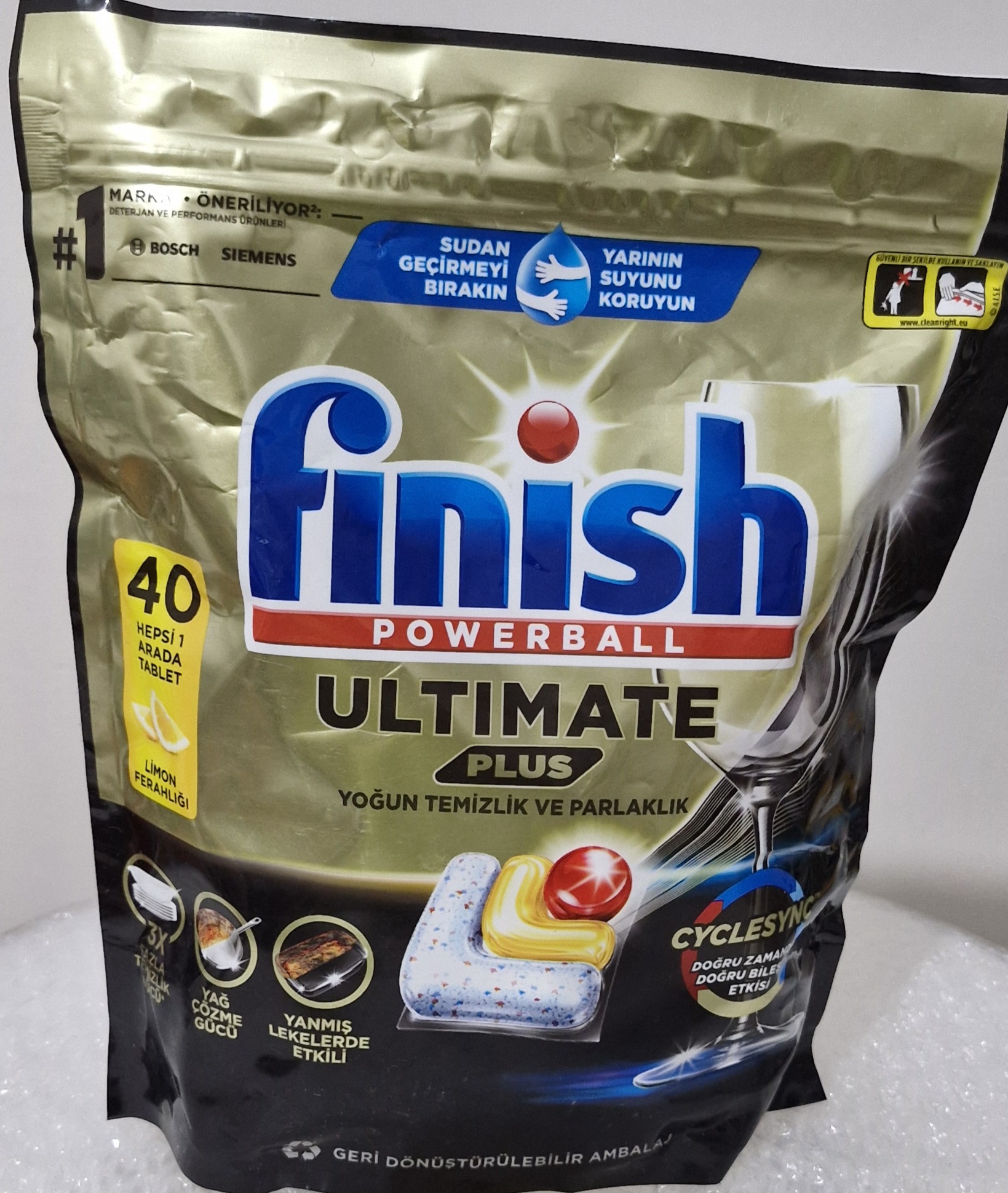 قرص ماشین ظرفشویی ۴۰تایی اولتیمیت