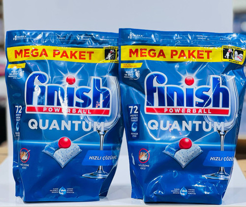 قرص ماشین ظرفشویی QUANTUM بسته 72 عددی