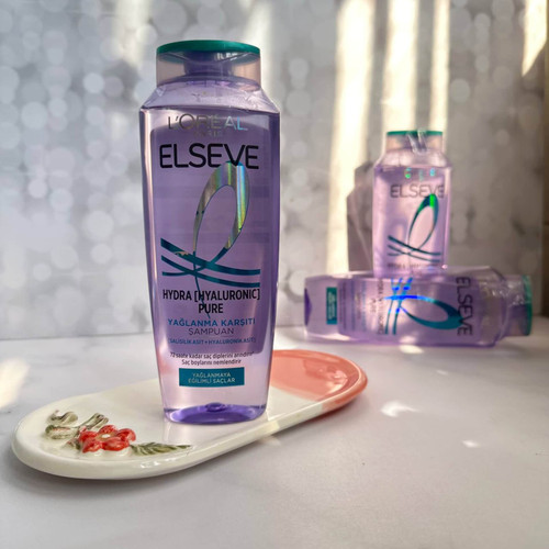 شامپو بنفش السیو موهای چرب هیالورونیک اسید 300 میل