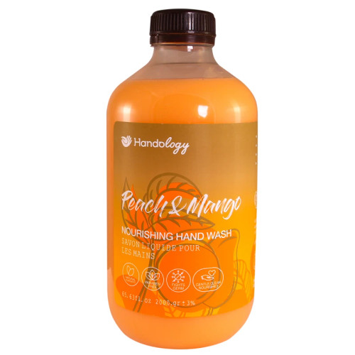 مایع دستشویی کرمی هندولوژی مدل PEACH & MANGO وزن 2000 گرم