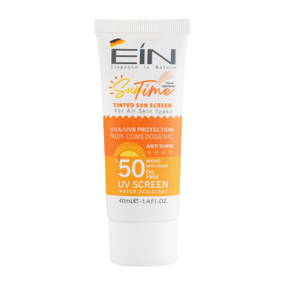 کرم ضد آفتاب رنگی  بژ روشن ای آی ان با SPF50 مناسب انواع پوست حجم 40 میلی لیتر