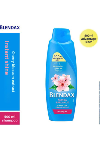 شامپو براق کننده و حجم دهنده بلنداکس Blendax حاوی شکوفه های گیلاس