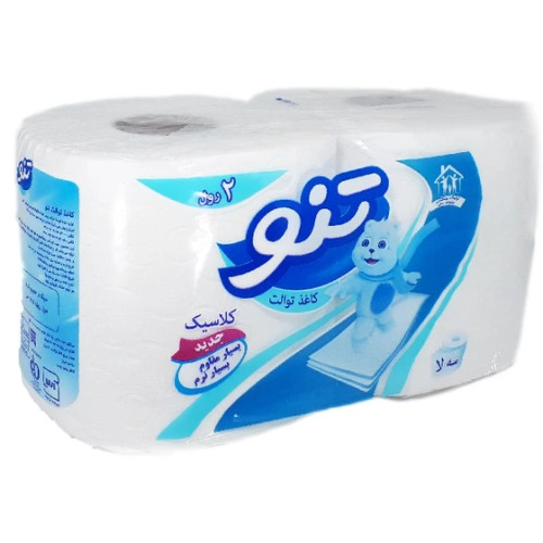 دستمال توالت تنو بسته 2 عددی