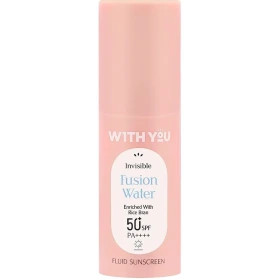 کرم ضد آفتاب فلوئید بی رنگ ویت یو With You Fusion Water Spf50 مناسب صورت و بدن حجم 60 میل