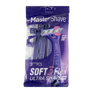 خودتراش سه لبه مستر شیو مدل Soft بسته 3 عددی