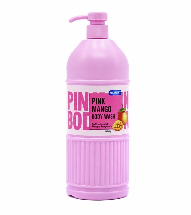 شامپو بدن مکث سافت مدل عصاره انبه حجم ۱۴۰۰ گرم Max Soft