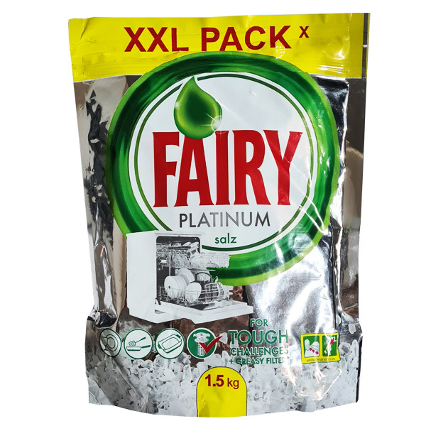 نمک ظرفشویی فیری ایرانی  پلاتینیوم (Fairy Platinum) 1.5 کیلویی ایرانی