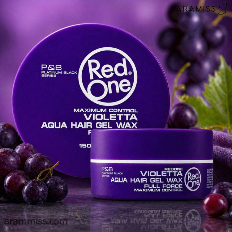 واکس مو ردوان بنفش با درخشش طبیعی | RedOne Violetta Aqua Hair Wax